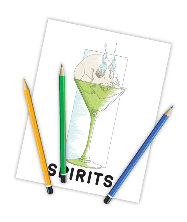 Spirits Coloring Book